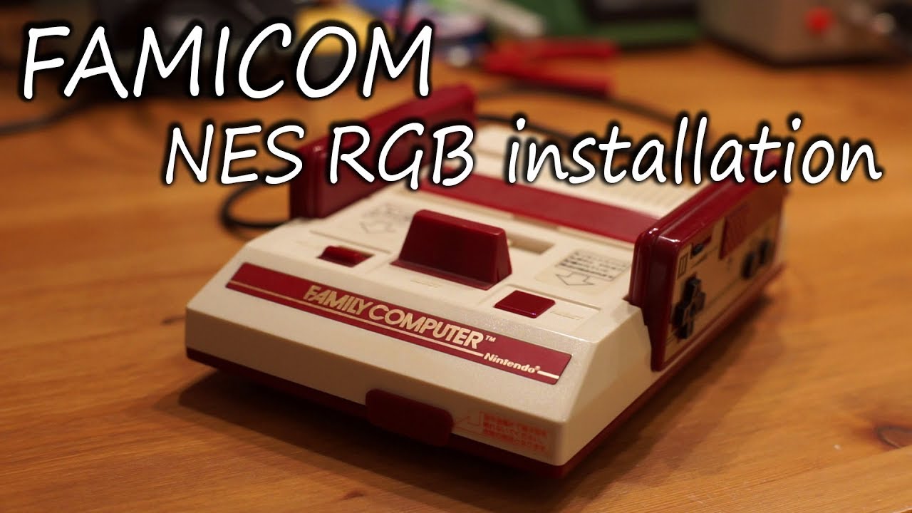 Famicom NESRGB mod installation