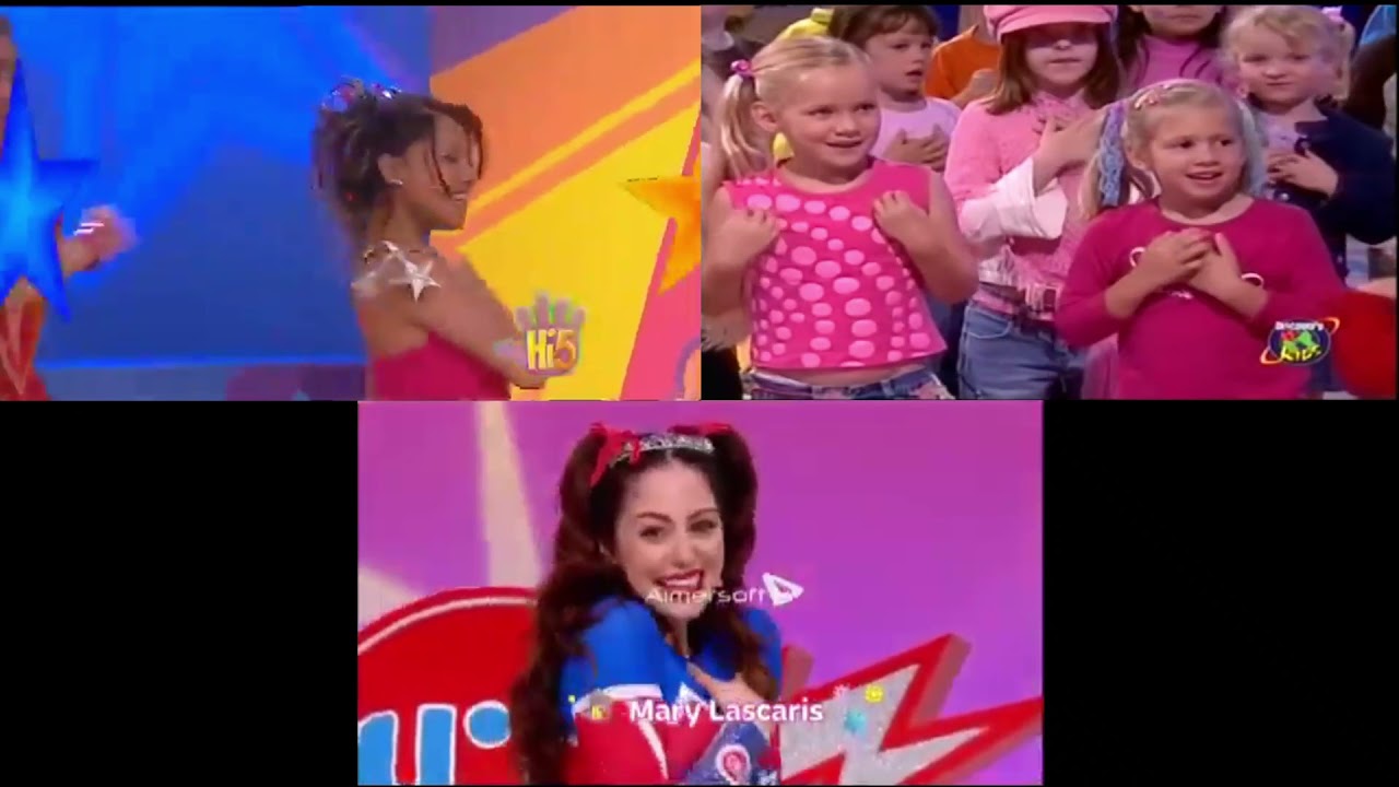 Hi-5 Action Heroes comparison (AUS, USA and House)