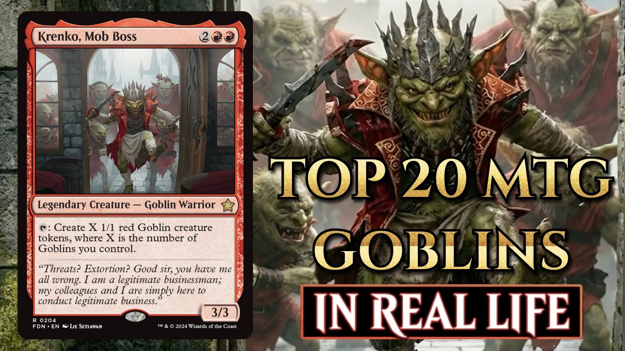 The 20 Greatest Goblins in Magic History (4K Cinematic)