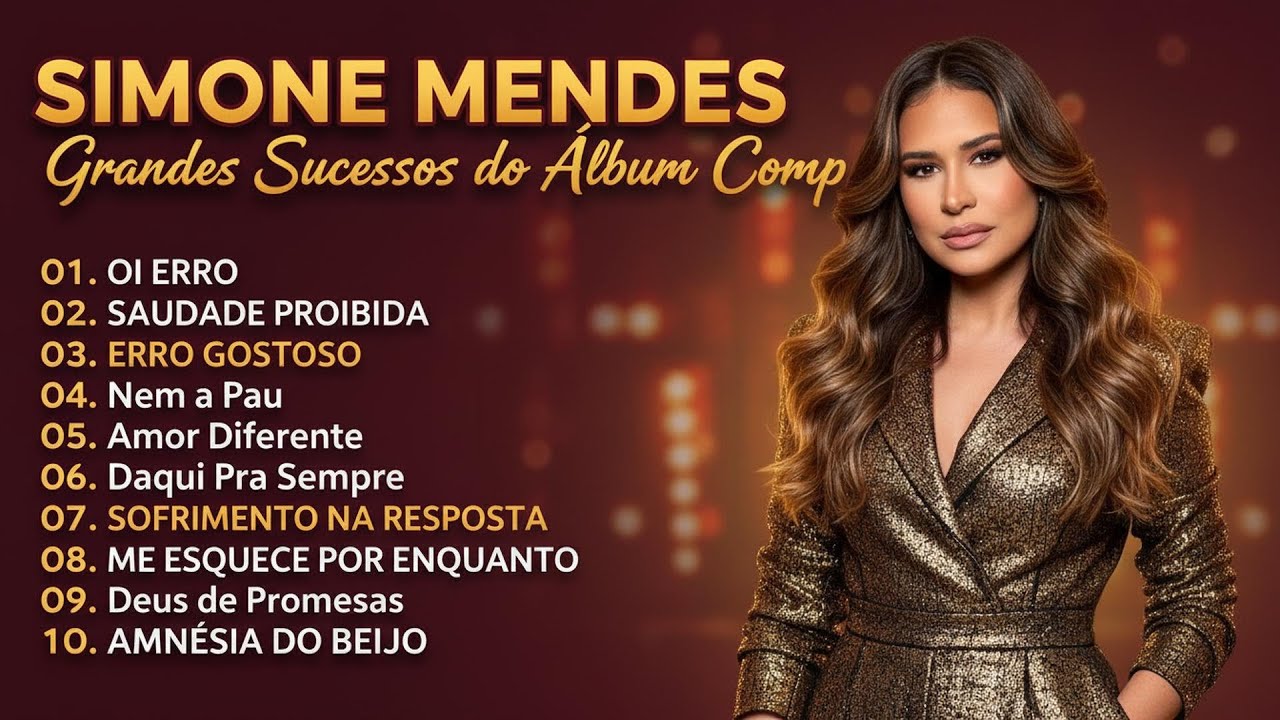 Saudade Proibida - Simone Mendes & Menos É Mais | As Melhores Simone Mendes 2026 💔