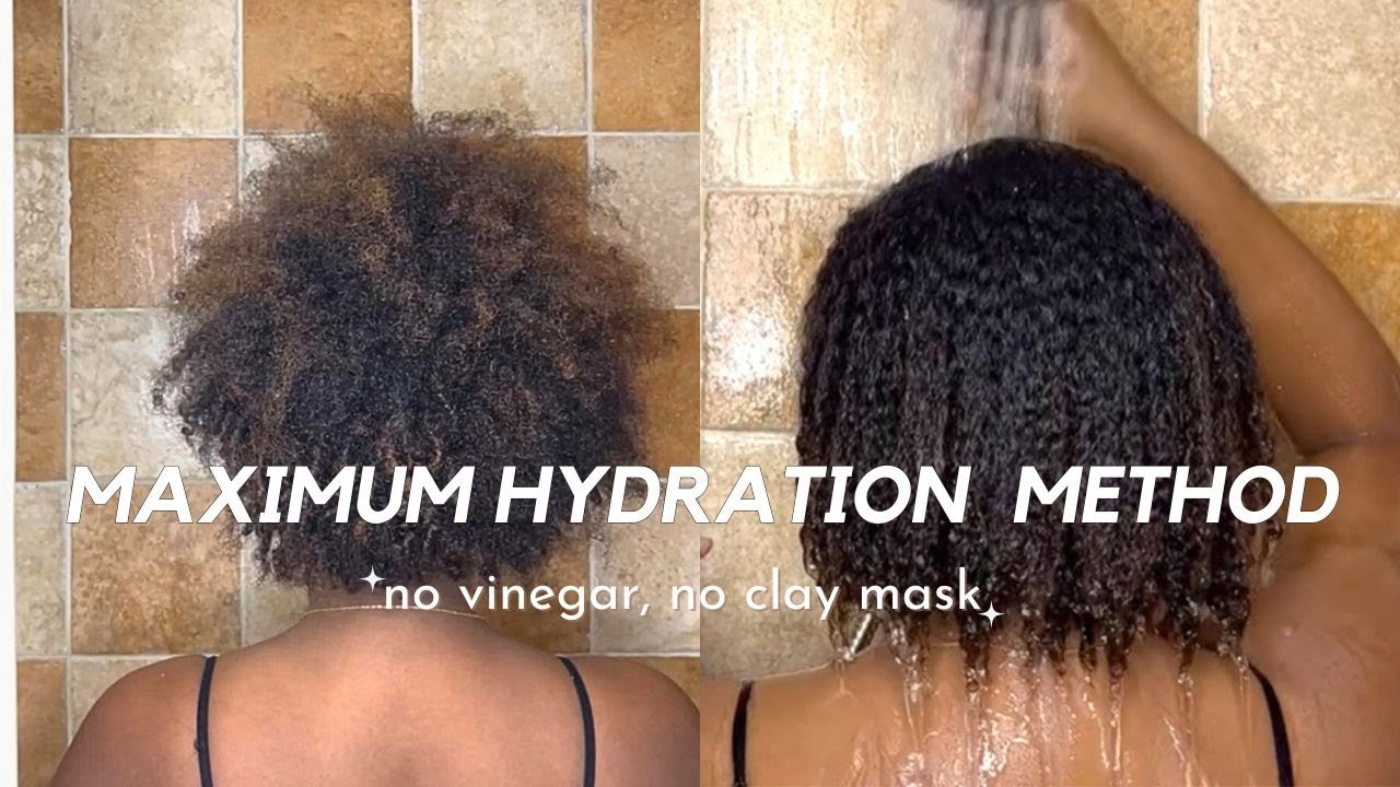I TRIED THE MAXIMUM HYDRATION METHOD ON MY TYPE 4 HAIR | short natural hair routine