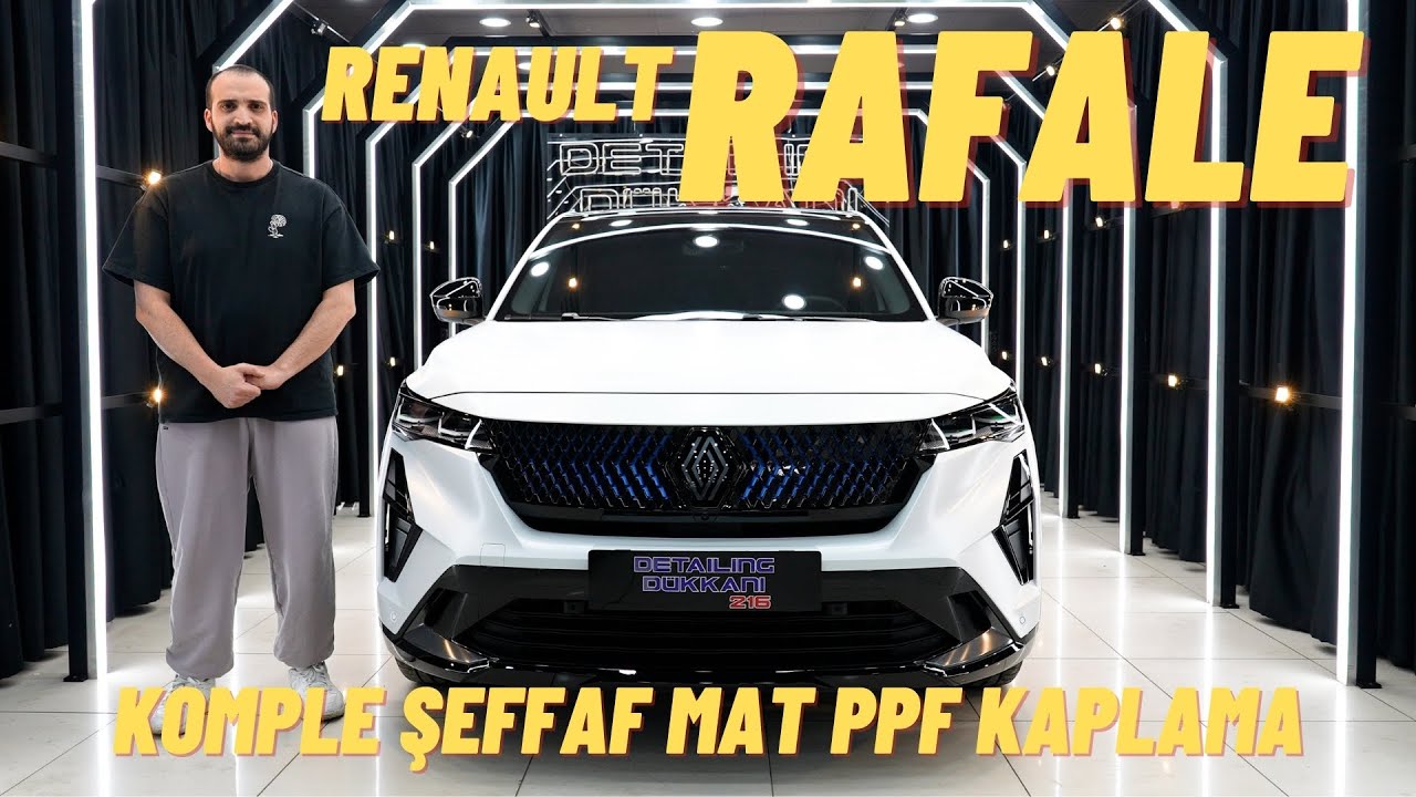 Yeni Renault Rafale Komple Mat Şeffaf PPF Kaplama Uygulaması