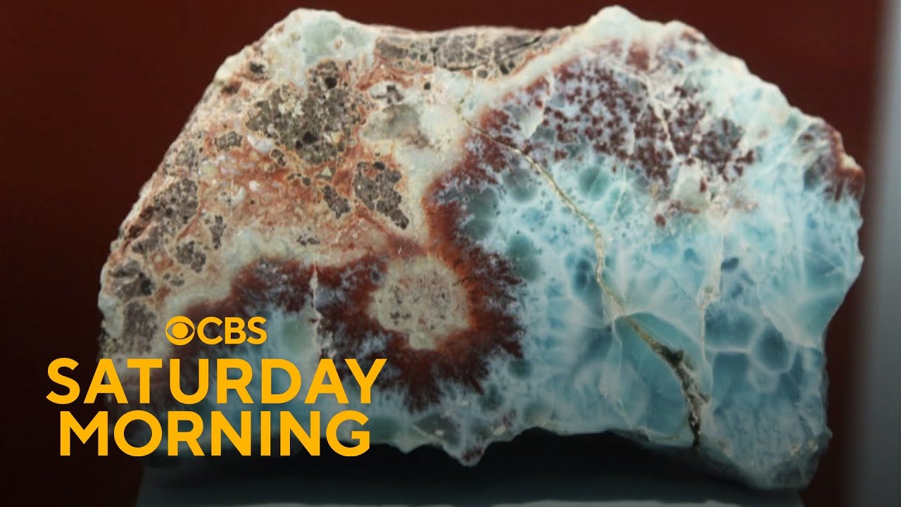 Learn about larimar, rare blue gem found only in the Dominican Republic