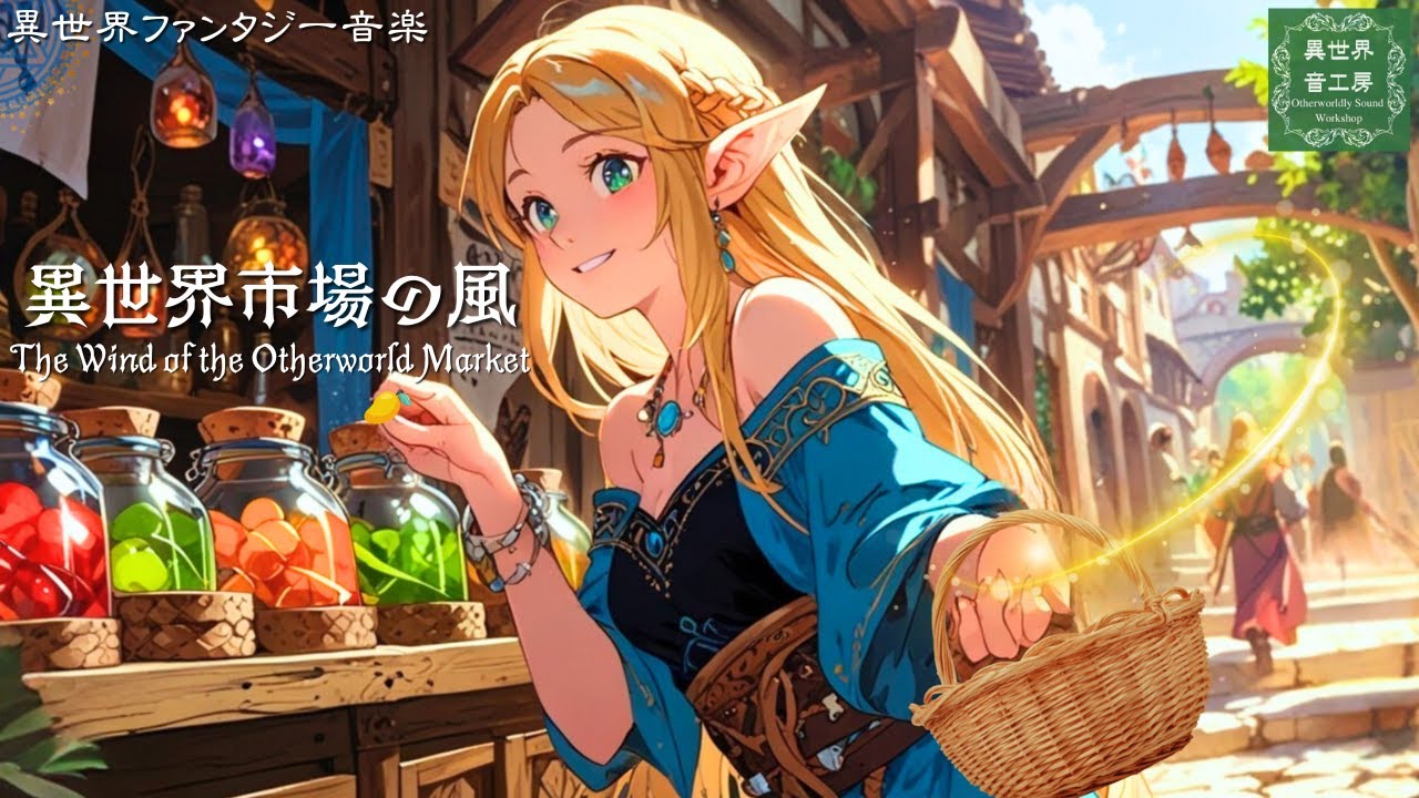 【異世界ケルト音楽】幻想的で癒される作業用BGM『異世界市場の風』幻想的で癒される作業用BGM