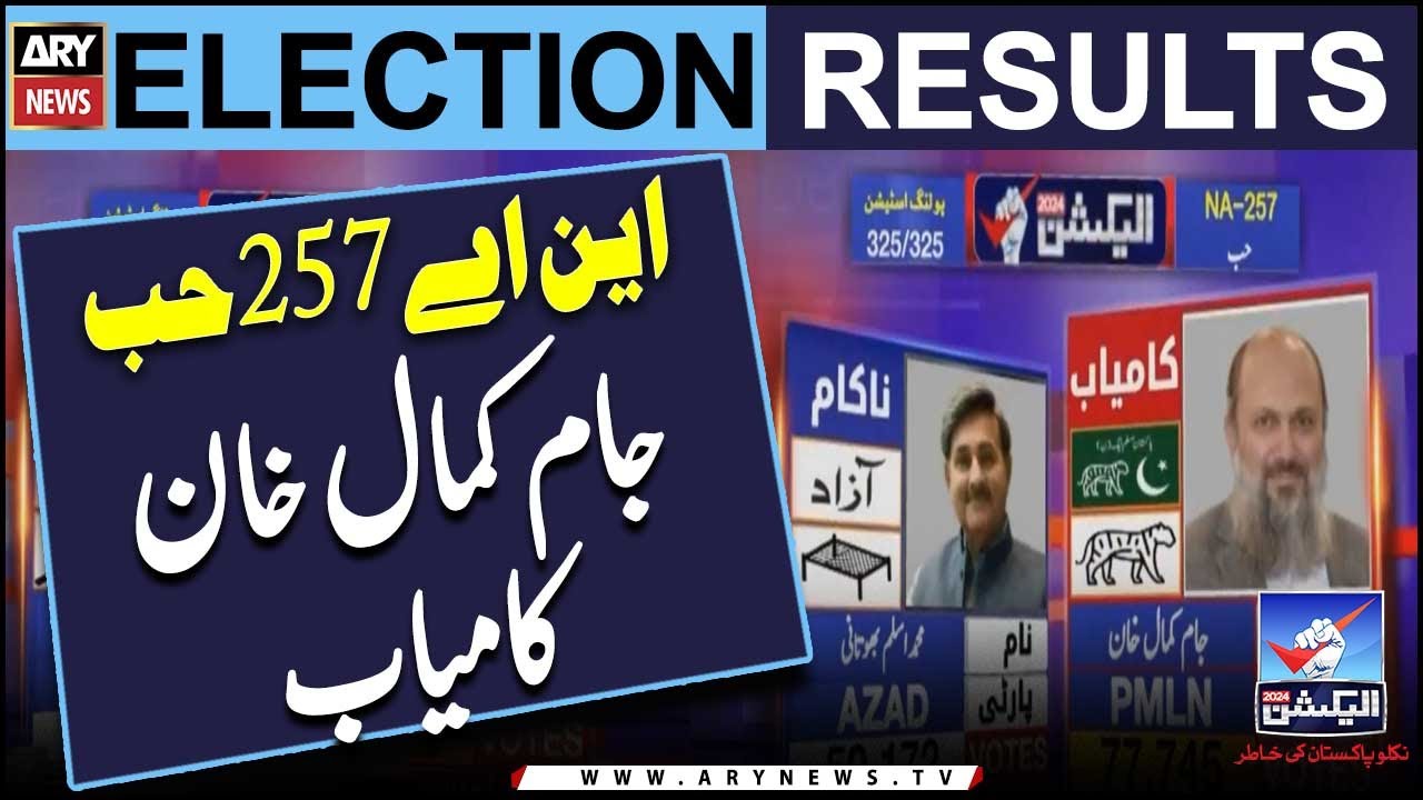 NA-257 Hub, PMLN candidate wins | Elections Result | Elections 2024