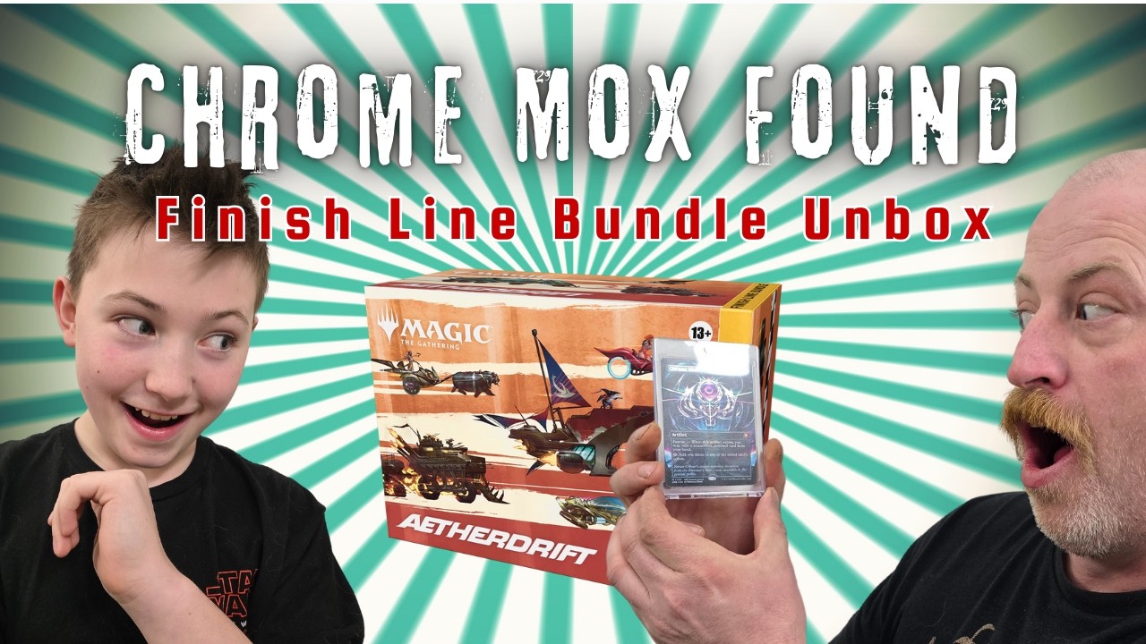 MTG Aetherdrift Finishline Bundle: INSANE $500 Opening + Chrome Mox Pull!