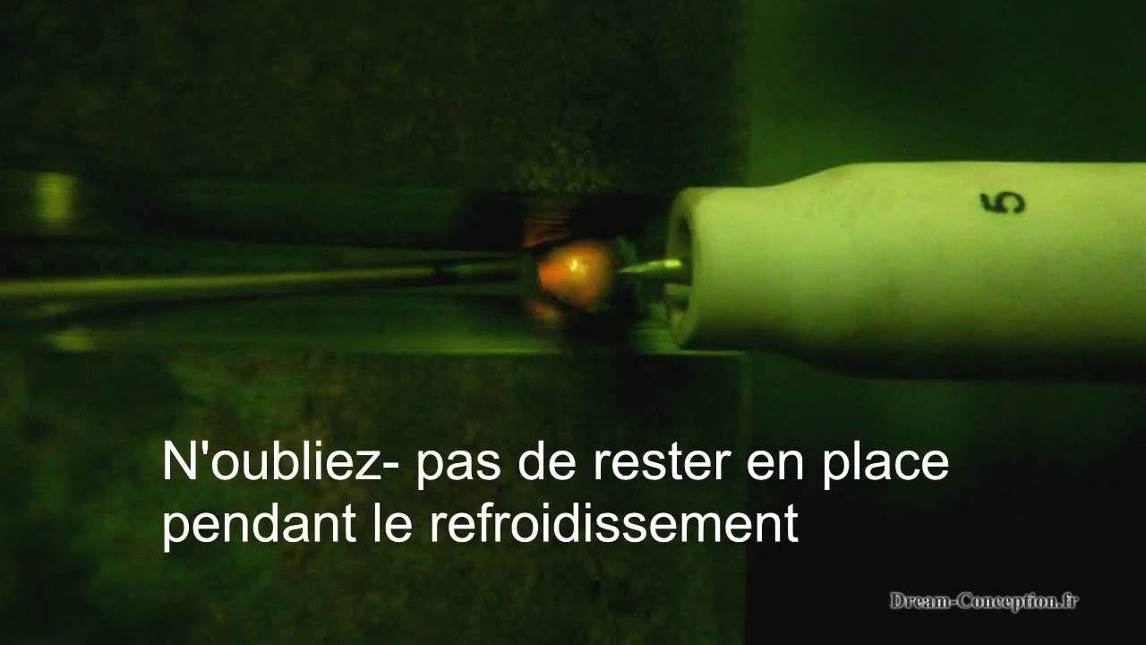 Soudage TIG d'un tube (extrait)