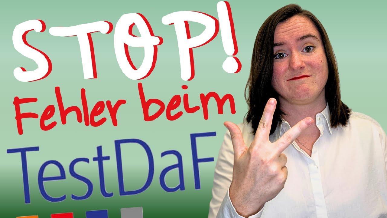 Vermeide diese 3 FEHLER beim TestDaF  🙅🏻‍♀️