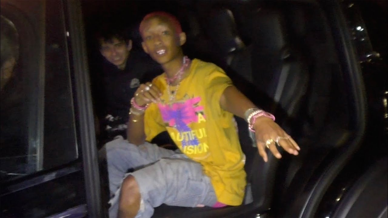 Jaden Smith Celebrates His Birthday With Moises Arias at Poppy Nightclub in LA