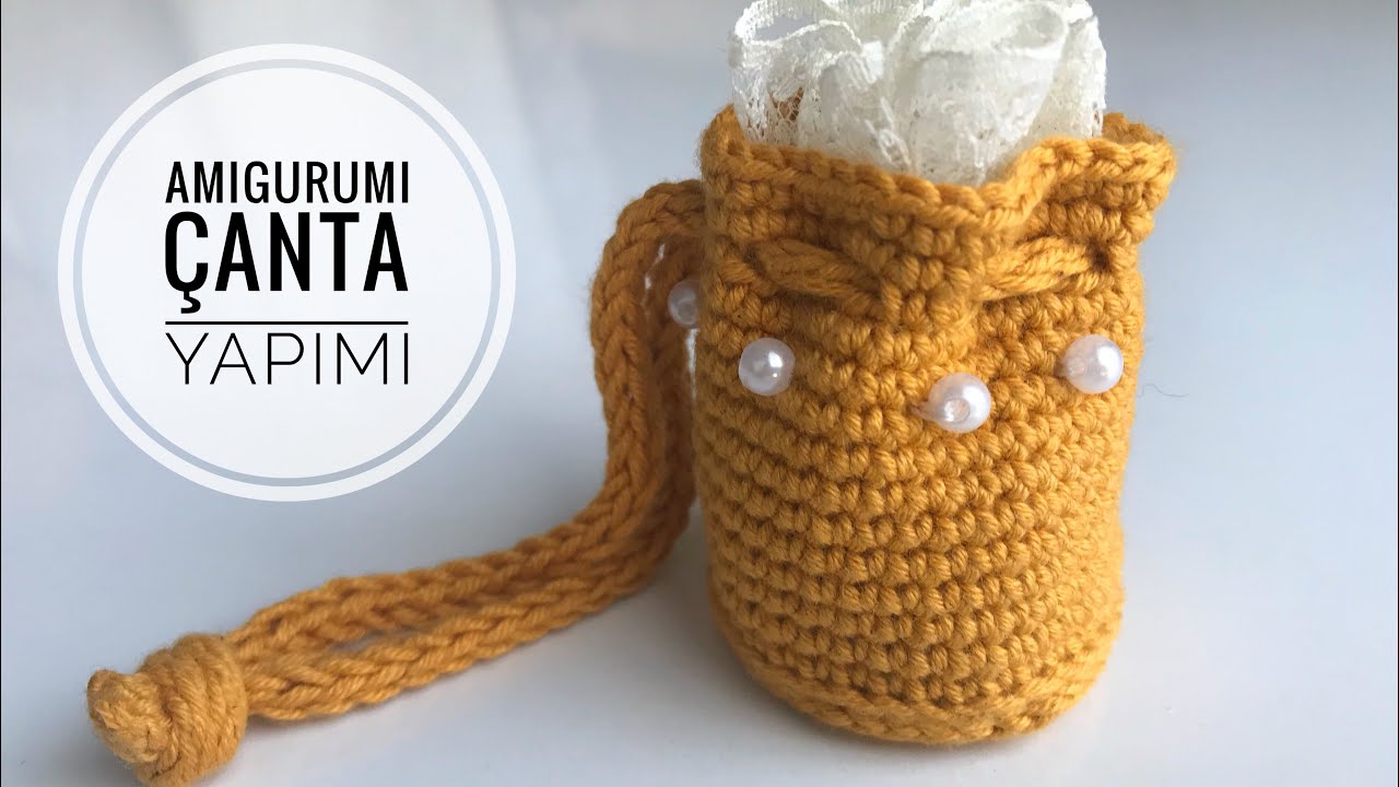 AMİGURUMİ Bebekler İçin Çanta Yapımı ( Bag Tutorial)