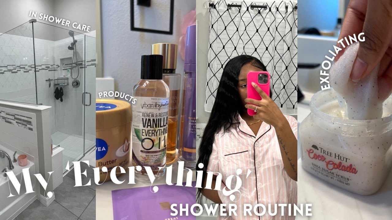 MY 'EVERYTHING' SHOWER ROUTINE | start to finish hygiene routine, exfoliating, dermaplanning & more