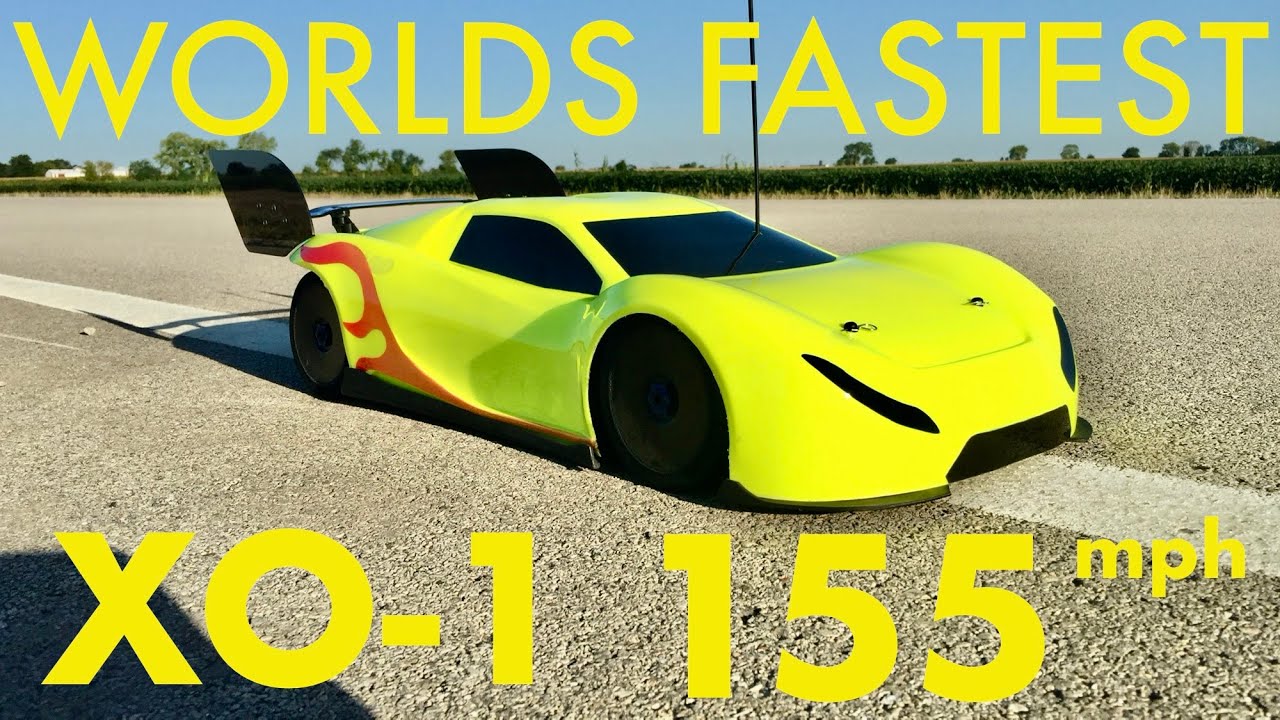 WORLDS FASTEST TRAXXAS XO-1  155 MPH!!!  Speed Run