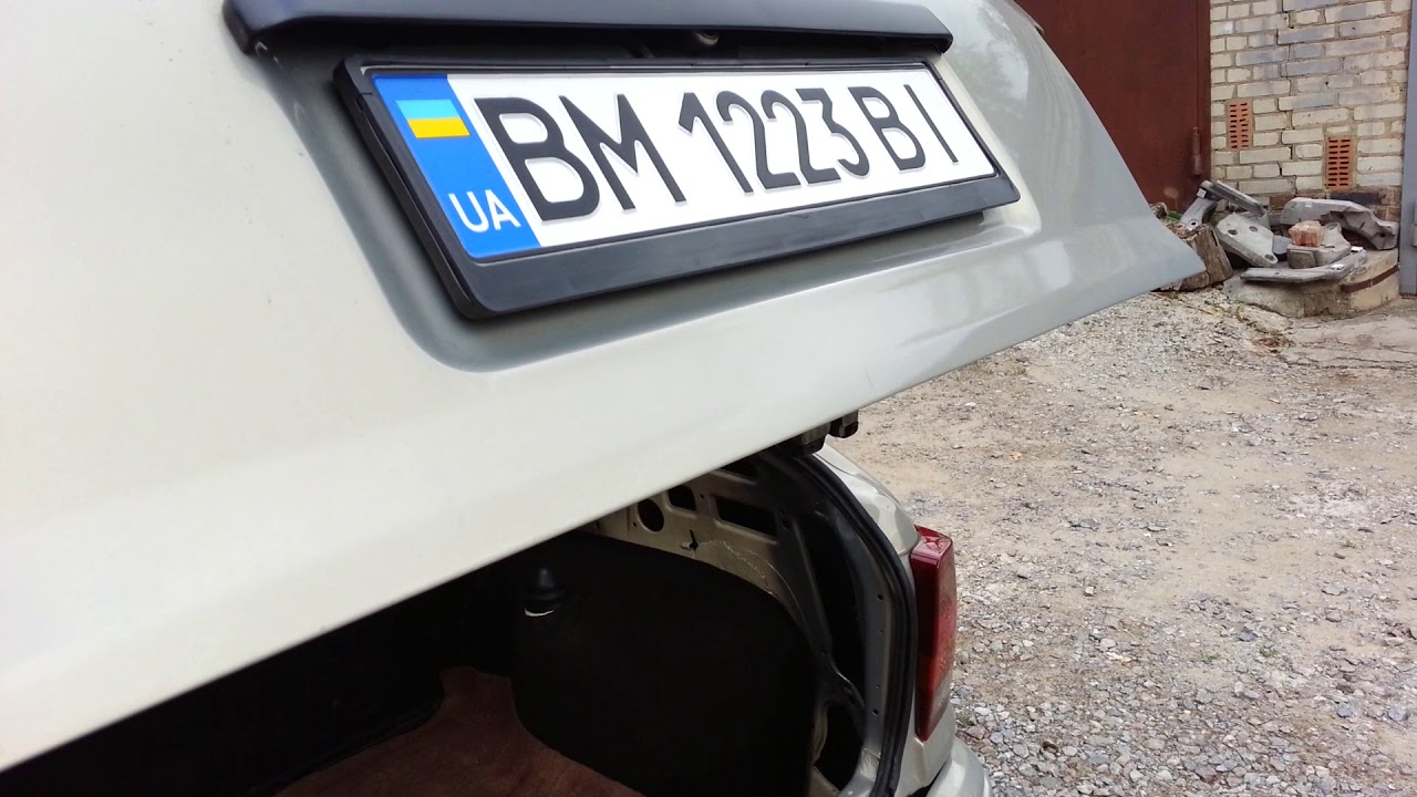 Багажник с кнопки Opel Kadett (Хэтчбек)