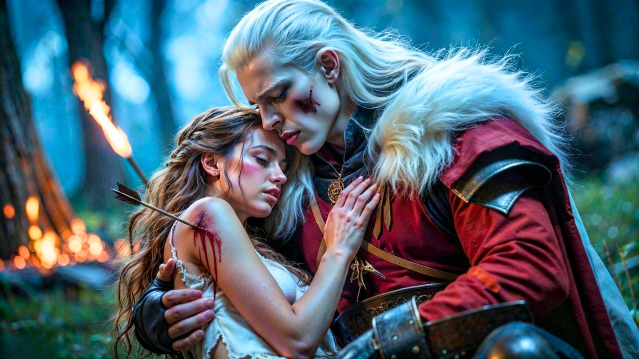 THE OMEGA TOOK THE POISONED ARROW FOR THE Vampire King — HE MARKED HER AS HIS FOREVER!