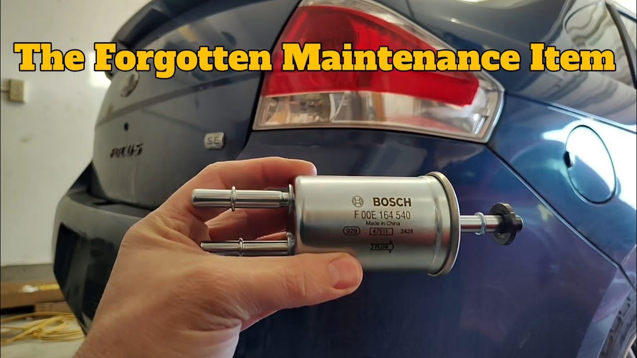 How To Change/Replace A Fuel Filter On A 2008 & 2009 Ford Focus