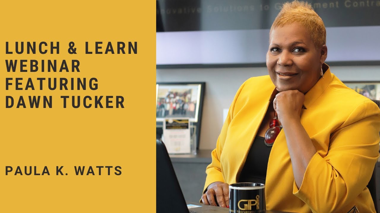 Lunch & Learn Webinar Featuring Dawn Tucker