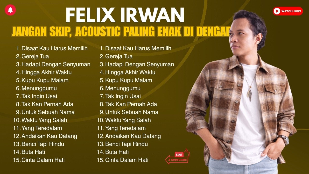 Lagu Galau Acoustic Terbaik 😭 | Felix Irwan Full Album