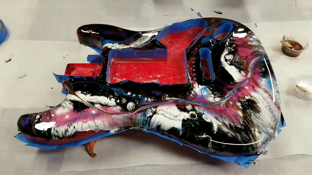 Resin Painting an Electric Guitar - Part 1