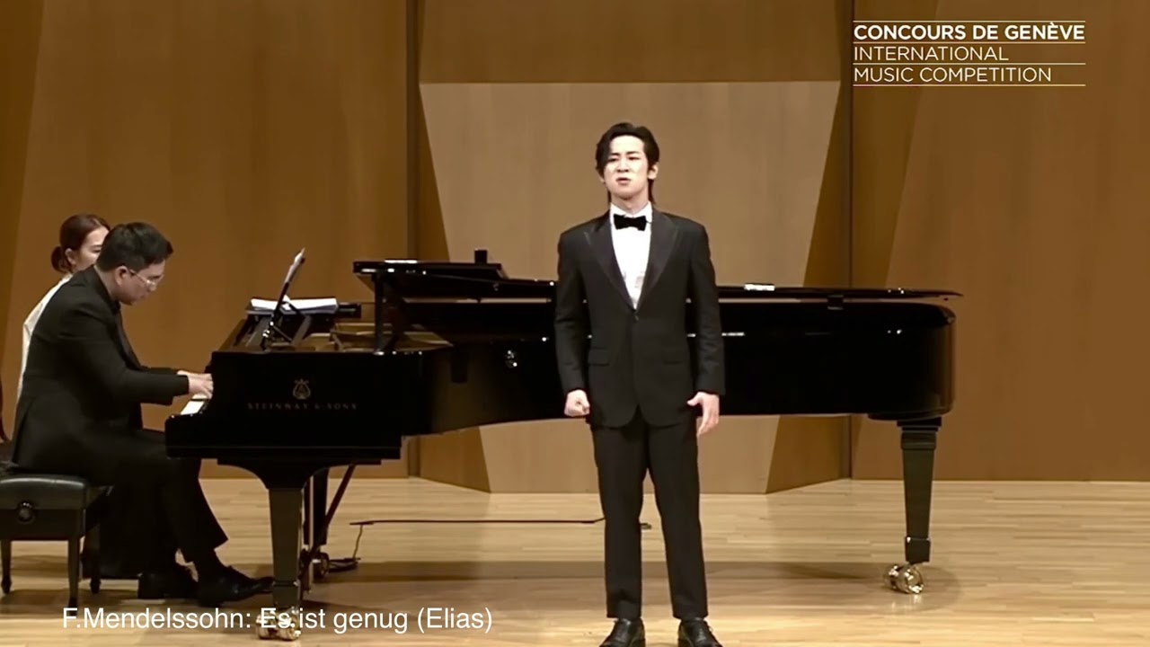 78 Concours de Genève Baritone Hyunwoo Roh 바리톤 노현우 F.Mendelssohn: Es ist genug (Elias)
