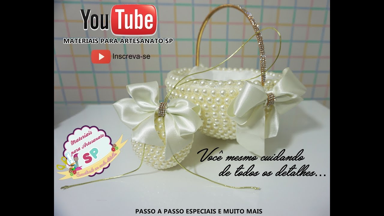 Acessório para Porta Alianças - BOLINHA DE PÉROLAS