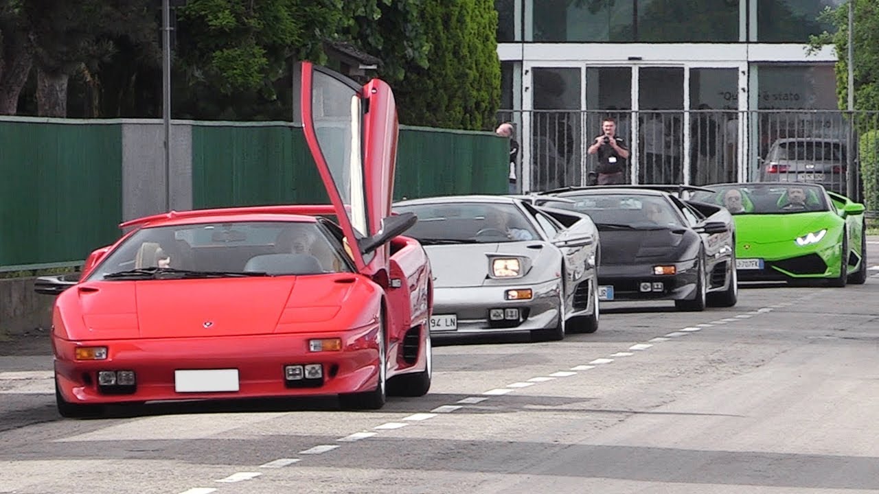 Valentino Balboni 50th Anniversary: 70 Lamborghini gathered for a special tour!