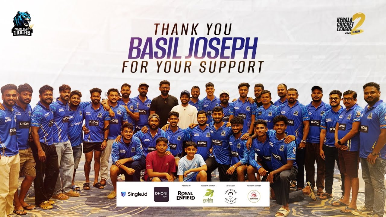 Basil Joseph With Kochi Blue Tigers | Raiphi Vincent Gomez | Exclusive Interview