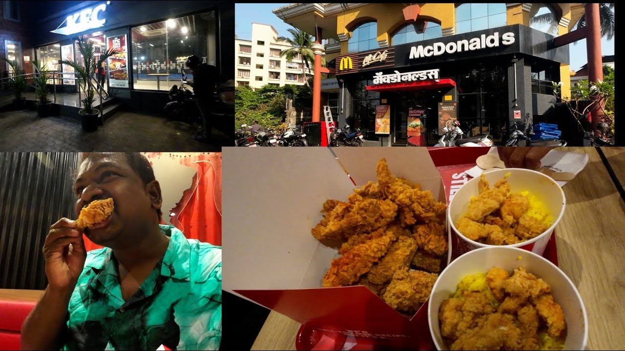 What's better for you, McDonald's or KFC?  burgers, fries, and fried chicken