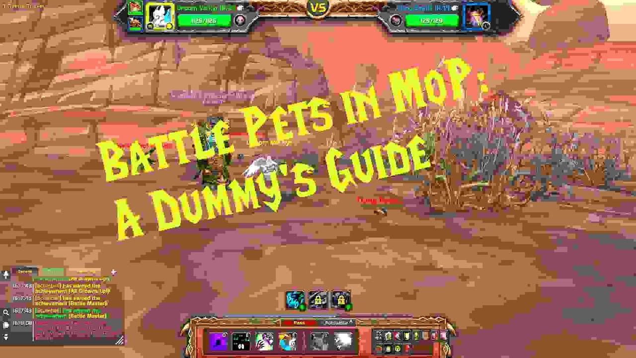 Level Your Battle Pets Fast in Mists of Pandaria (Prepatch)