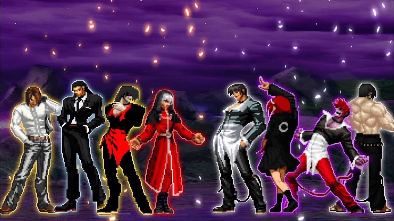 [KOF Mugen] Legend Kyo Team VS. Clan Yagami