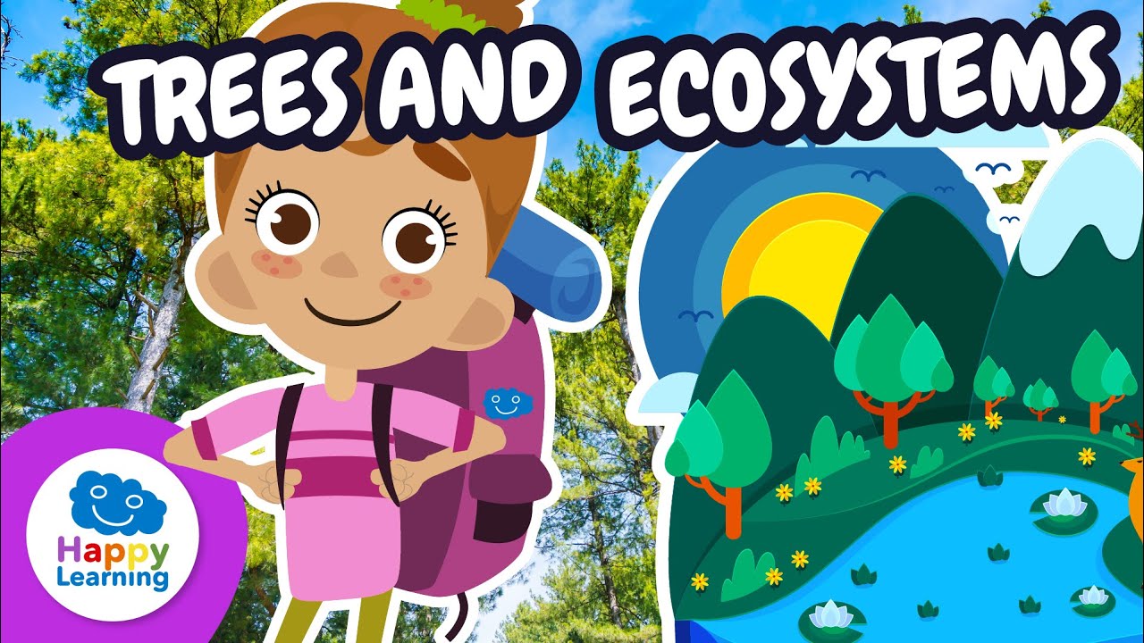 🌳 TREES and Ecosystems | Educational Videos for Primary School Kids | @HappyLearningENG
