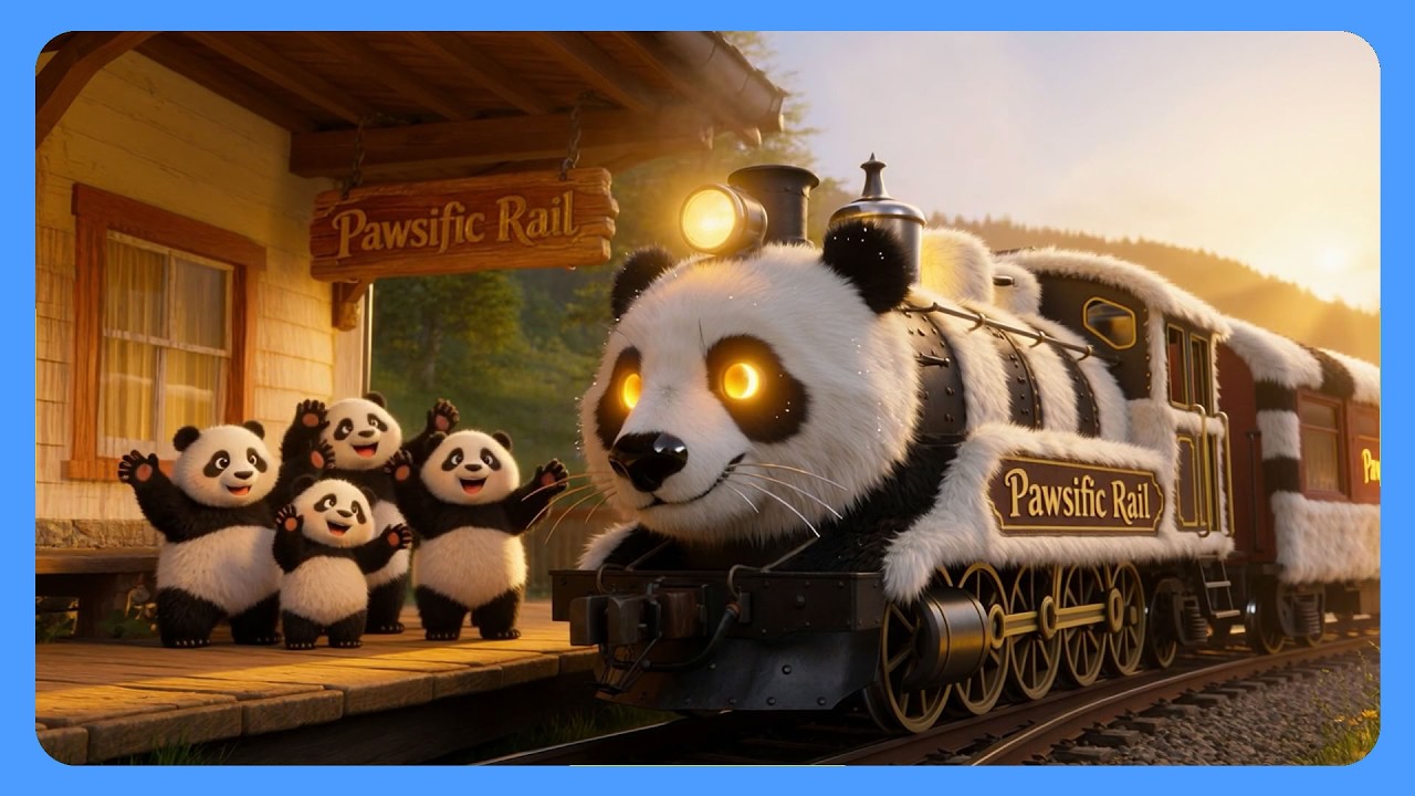 TRAVEL with PAWSIFIC RAIL: your next station is PANDA City 🐾