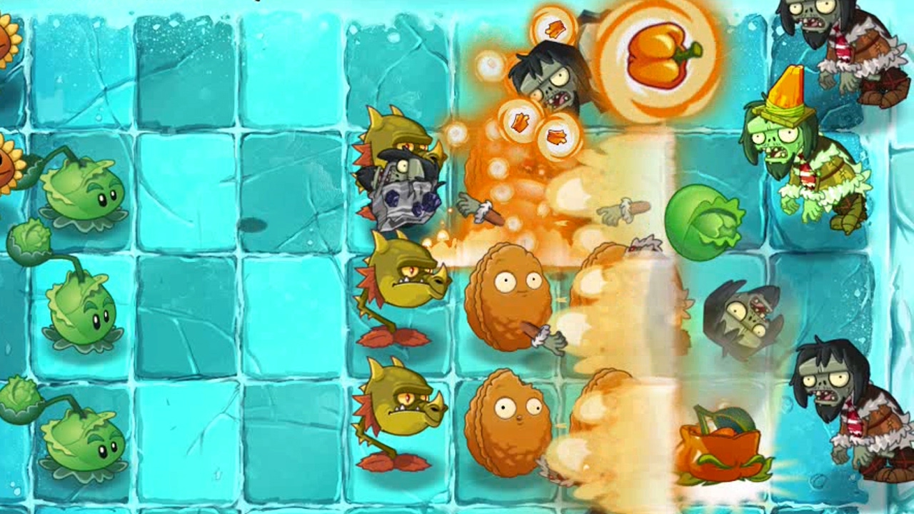 Plants VS Zombies Frostbite Caves Day 1 Gamer Cilik Gameplay
