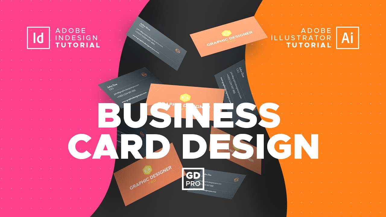 How to Design a Business Card • Adobe InDesign & Illustrator Tutorial