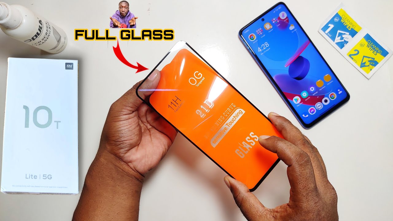 Xiaomi Mi 10T Lite 5G Install Screen Protector || How to Apply Tempered Glass on XIAOMI Mi 10T Lite