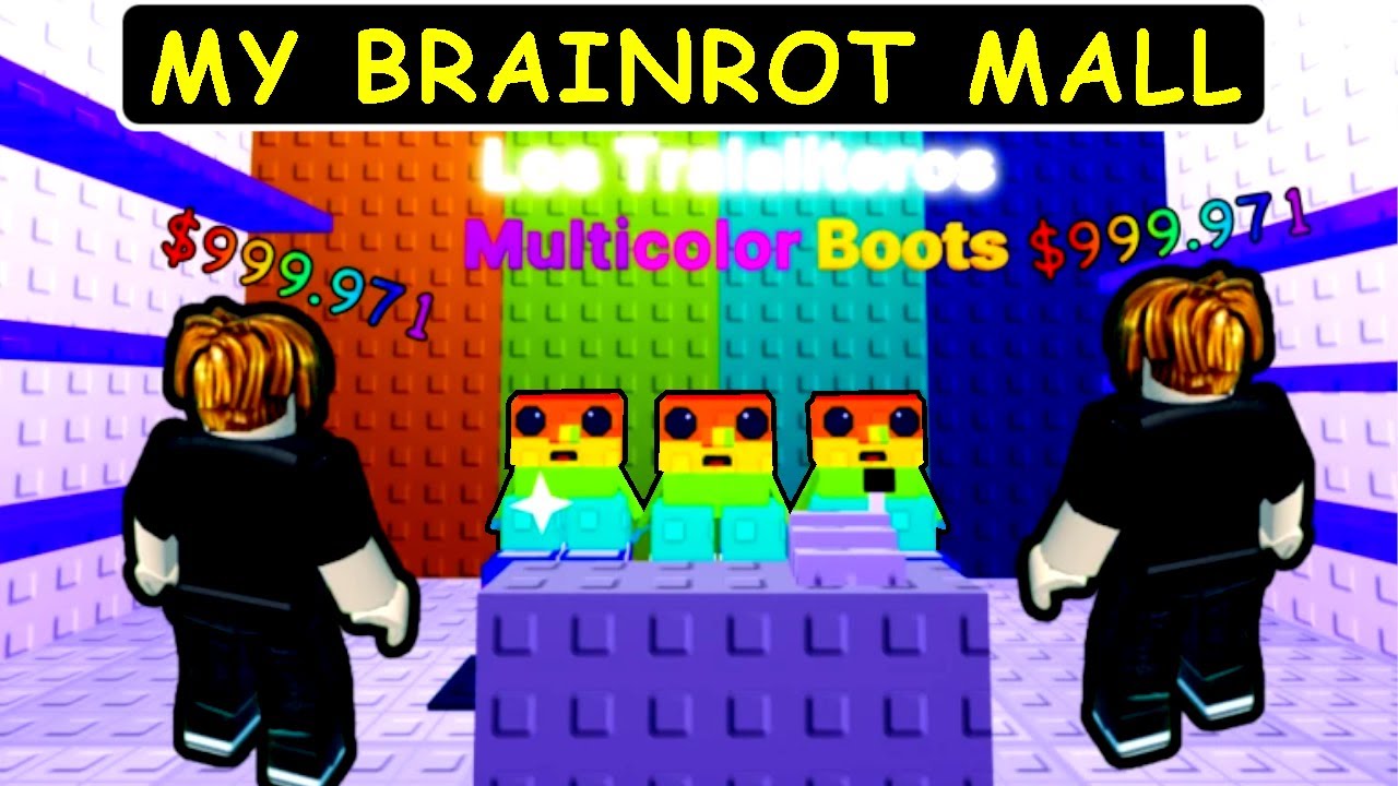 Richest Brainrot Mall in Roblox MY BRAINROT MALL