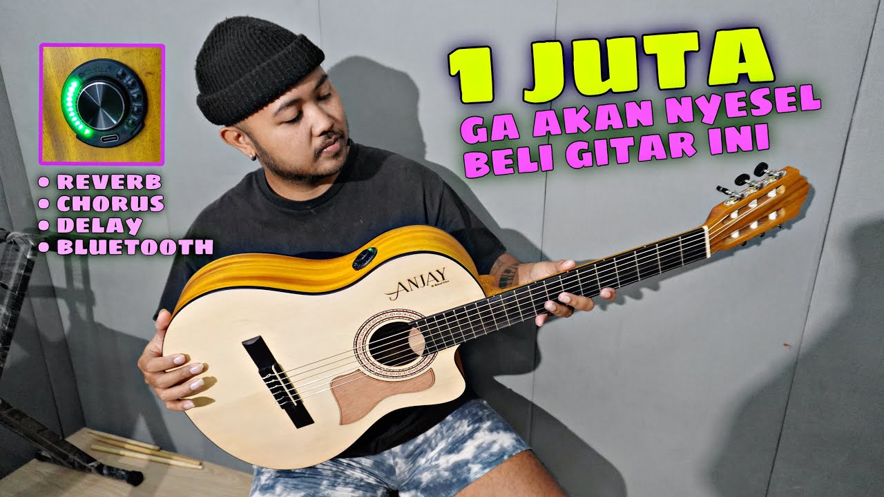 Gitar Nylon Klasik Transkustik Murah Terbaik Di Indonesia! Cuma 1 Juta! Review Dluxe DCC10TA