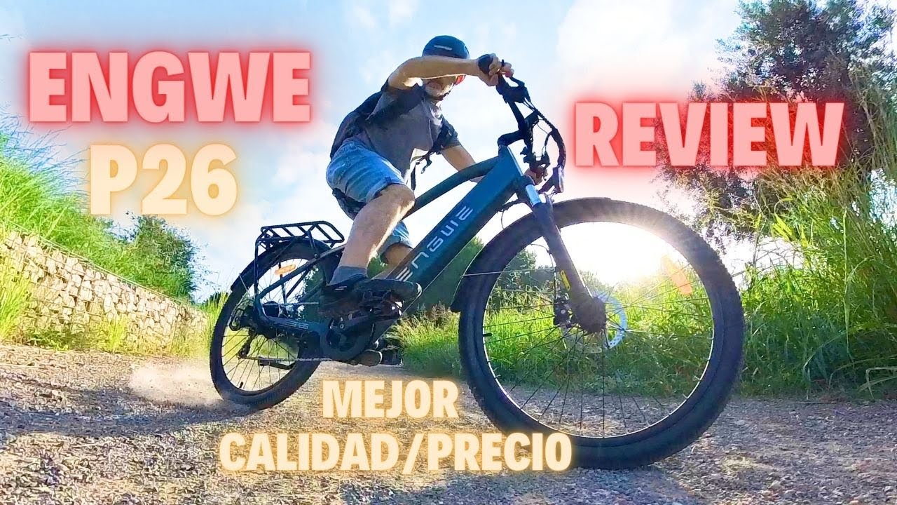 Bici Eléctrica ENGWE P26 - LEGAL y con 100km de Autonomía - REVIEW