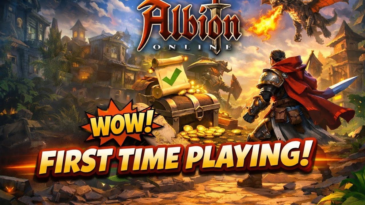 Albion Online for the First Time – I Have No Clue What I’m Doing😭😂