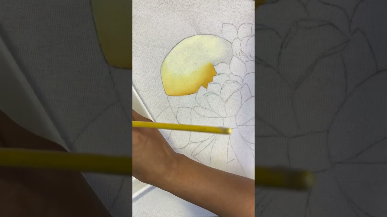 Live chapéu com rosas   Parte 01#live #livegratuita #pinturas #pinturaemtecido   #auladepintura #art