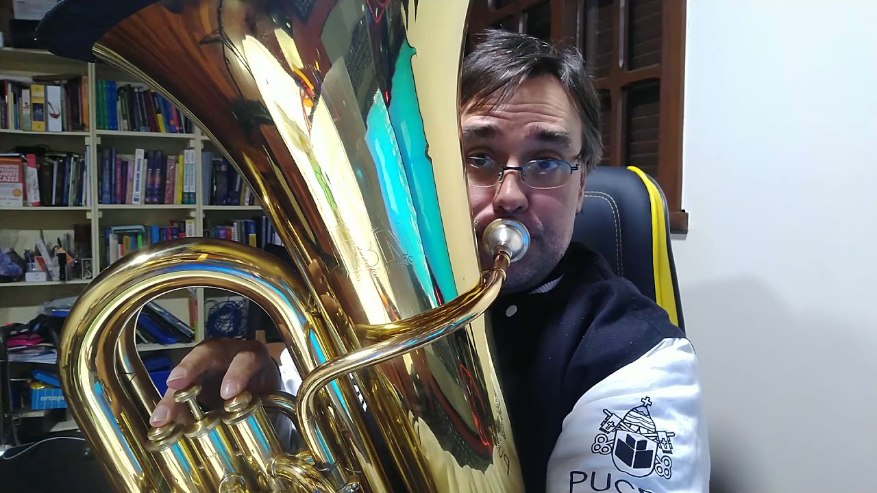 Escala na Tuba Sib (Bb) 3 Pistos