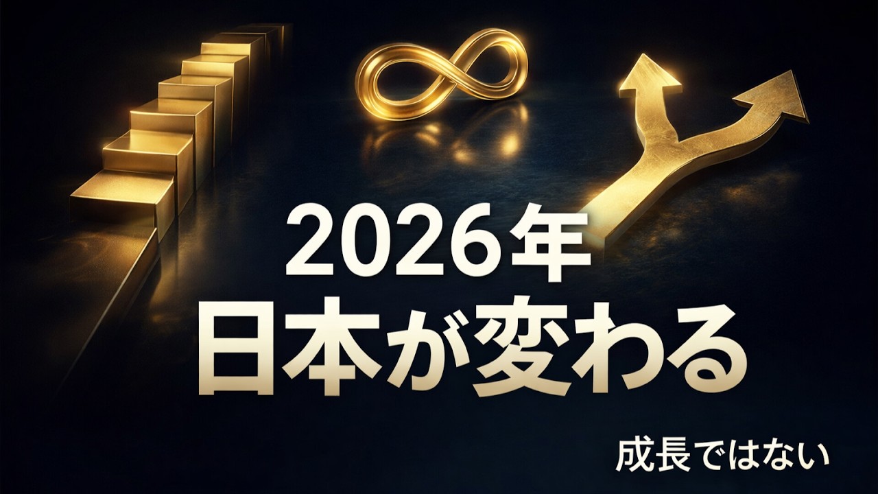 2026年、日本経済は「成長しない」｜だが本当の変化はそこじゃない