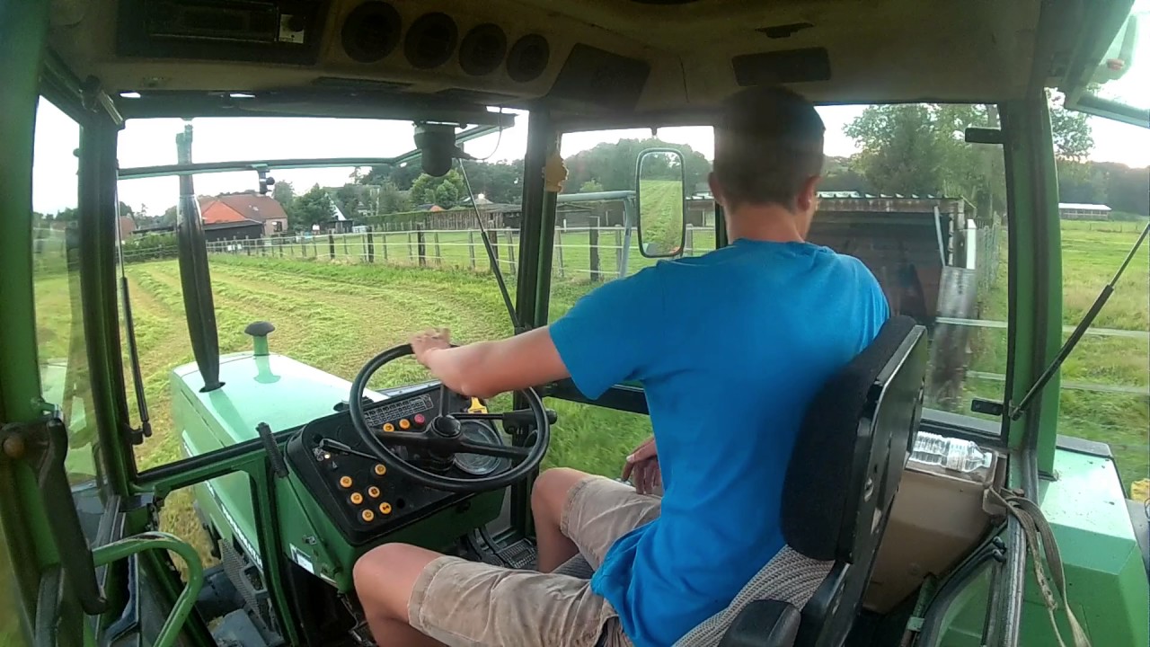|GoPro| [HD] fendt farmer 308 LSA mowing tedding raking