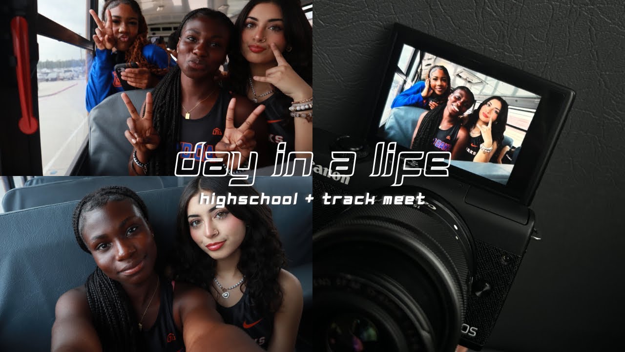 day in my life: highschool vlog + last track meet of szn!