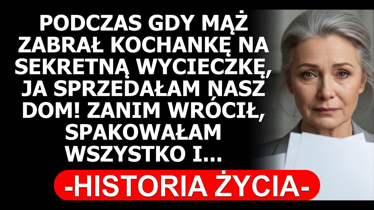 MĄŻ POJECHAŁ NA WAKACJE Z KOCHANKĄ, A JA W TYM CZASIE SPRZEDAŁAM DOM I UCIEKŁAM!