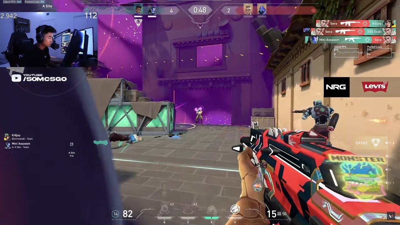 MVP! NRG s0m ASTRA VALORANT RANKED HAVEN GAMEPLAY [ FULL MATCH VOD ]