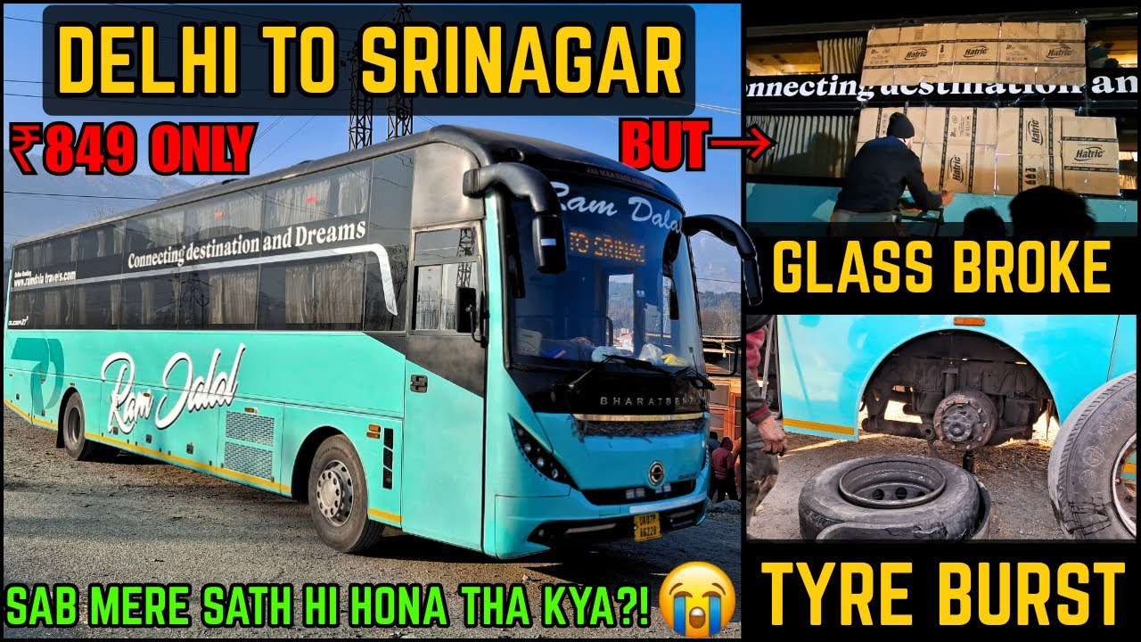 I Took a ₹849 Bus to Srinagar… AND THIS Happened 😳 | Ram Dalal Holidays Again?