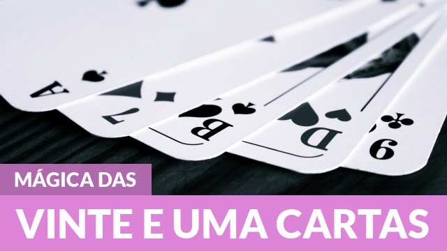 Como fazer a Mágica das 21 Cartas - Como fazer Mágicas Profissionais