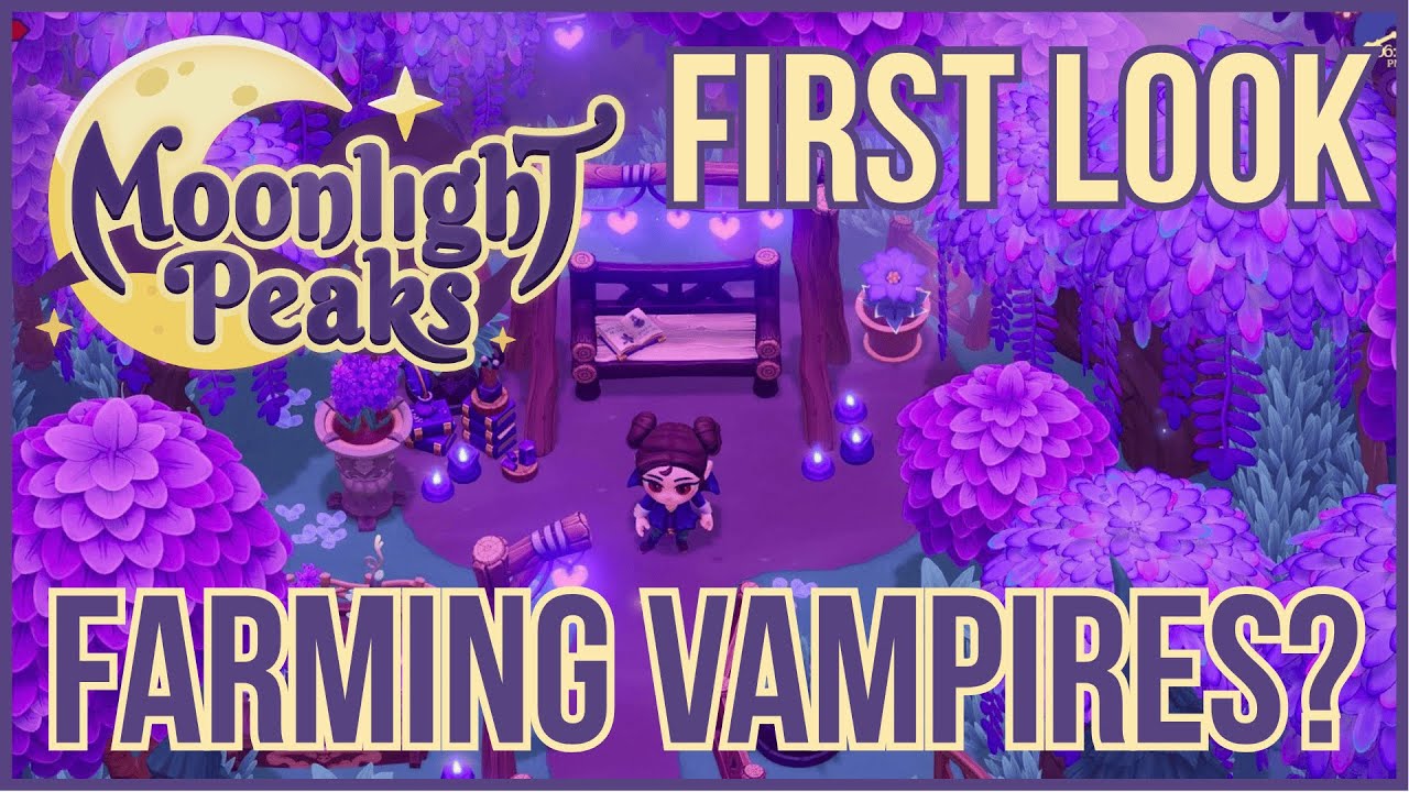 Is This The Coziest Vampire Game? FIRST LOOK Moonlight Peaks