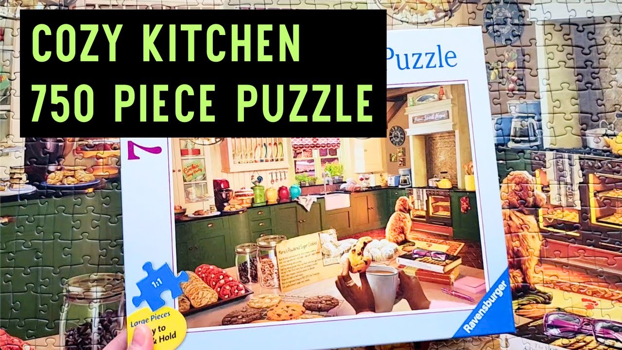 The Cozy Kitchen 750 Large Piece Puzzle By Ravensburger