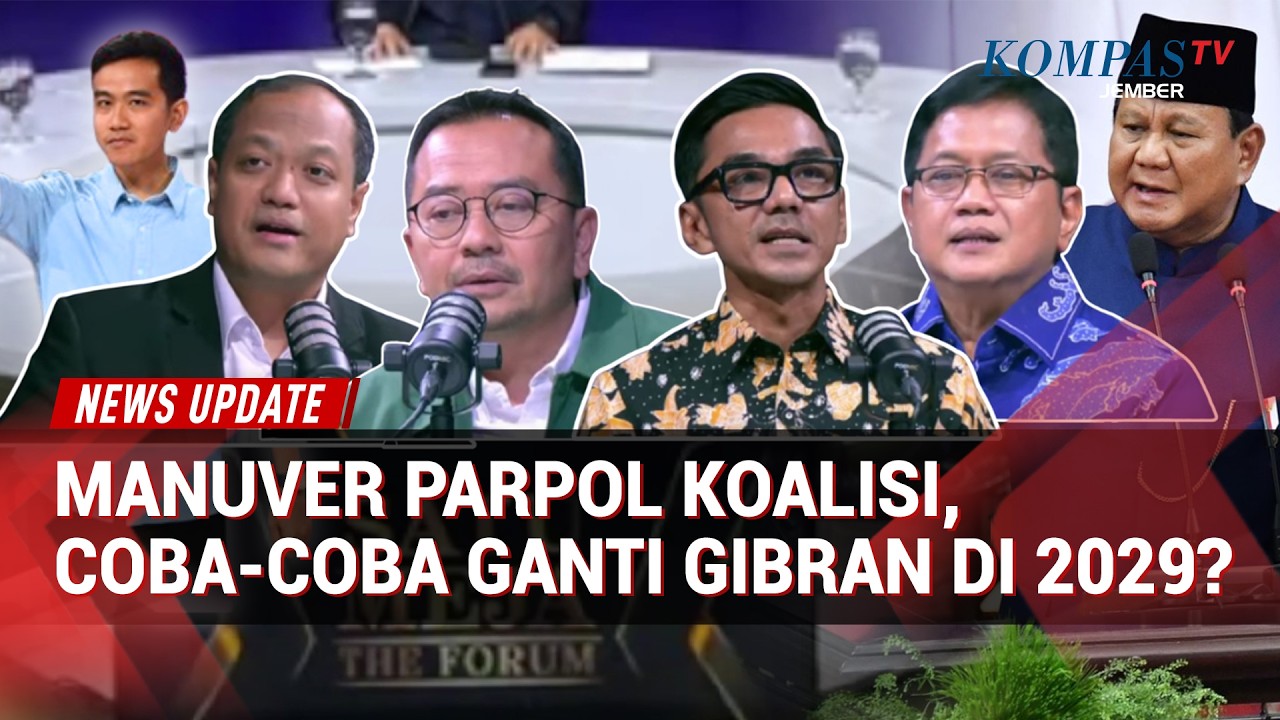 Dinamika Koalisi Memanas! Spekulasi Soal Nasib Gibran di 2029, Akan Diganti?